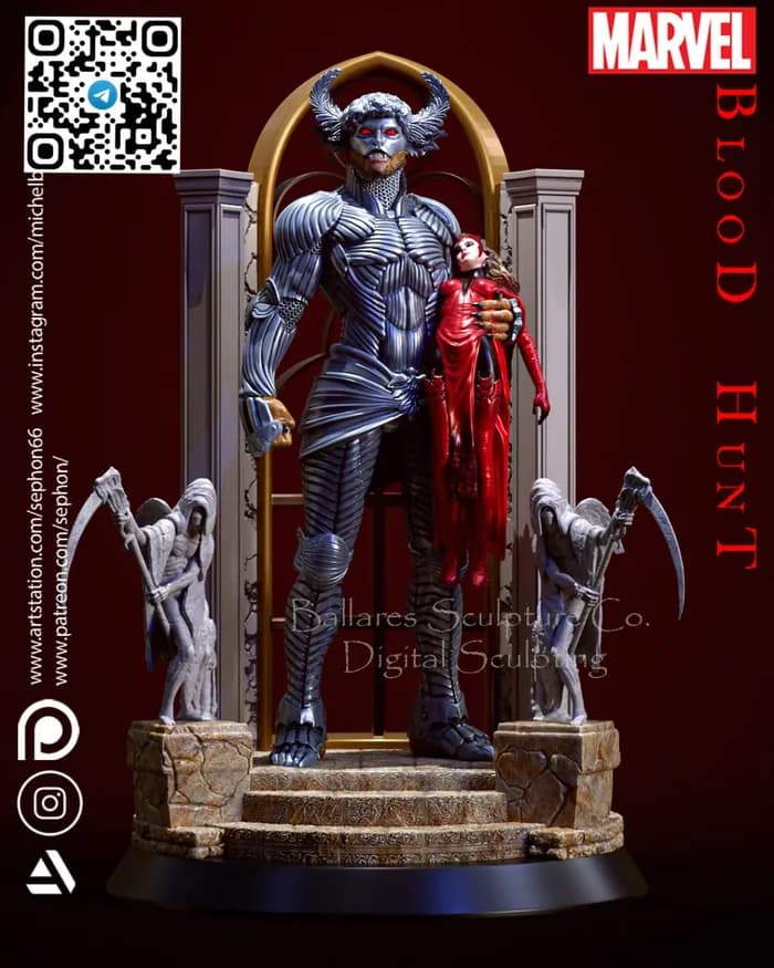 STL - Figura del guerrero Bloodstorm