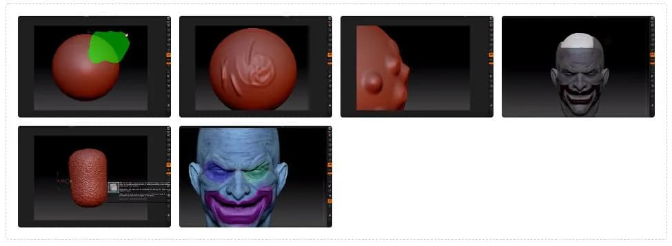 STL - Figura del Joker estilo ZBrush