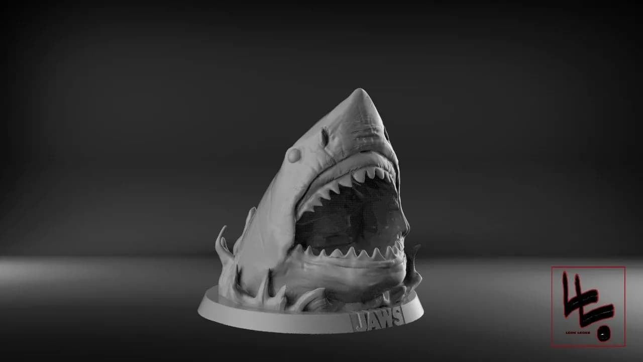 STL - Figura del Tiburón Jaws