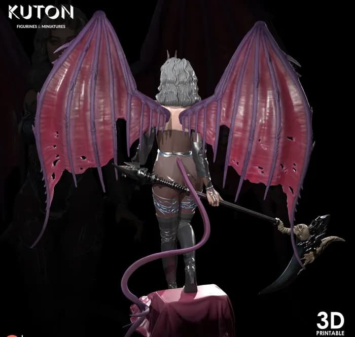 STL - Figura Demoníaca con Guadaña