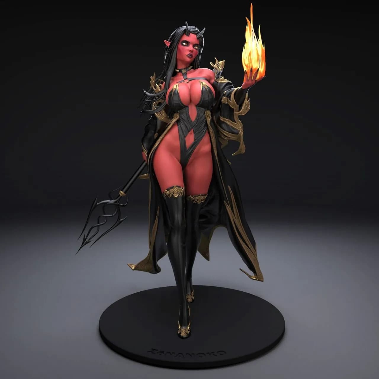 STL - figura demonio femenino