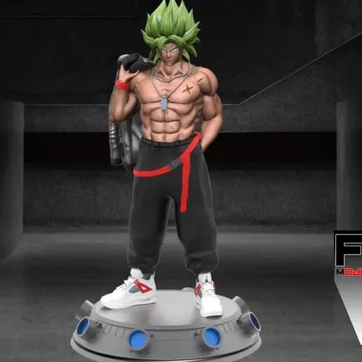 STL - Figura deportiva de Broly