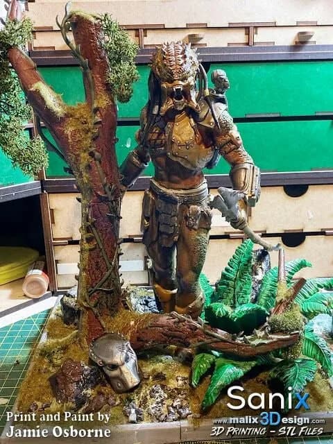 STL - Figura Depredador en Jungla