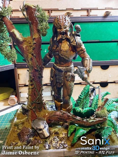 STL - Figura Depredador en Jungla
