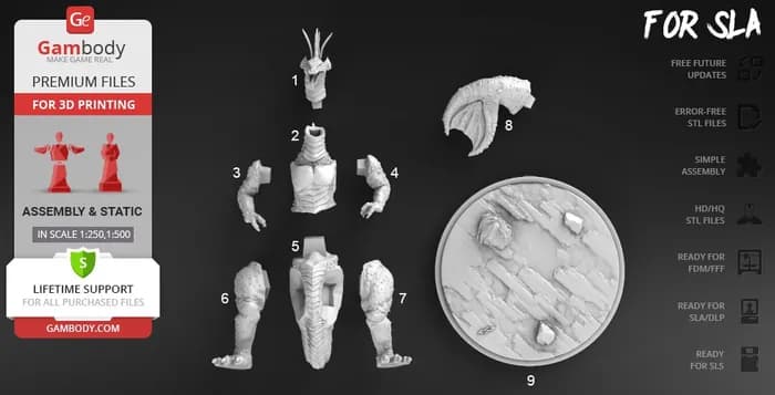 STL - Figura dinosaurio Titanosaurio