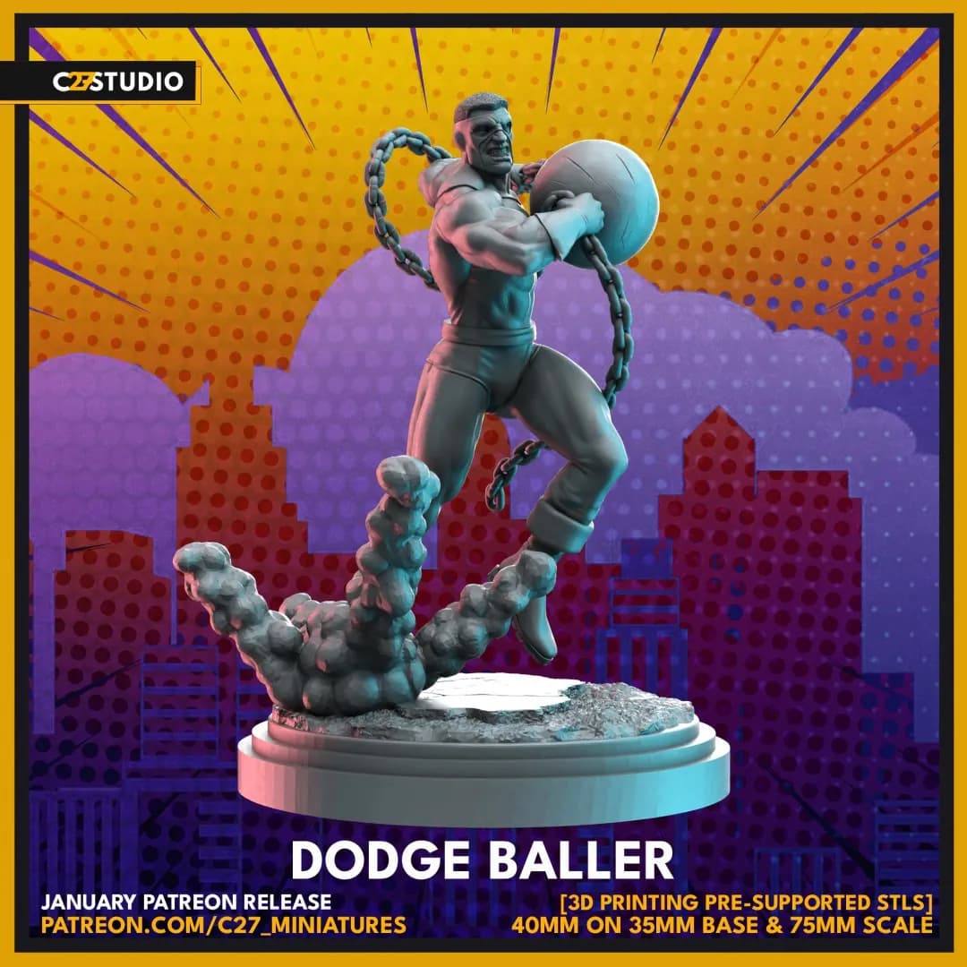STL - figura Dodge Baller