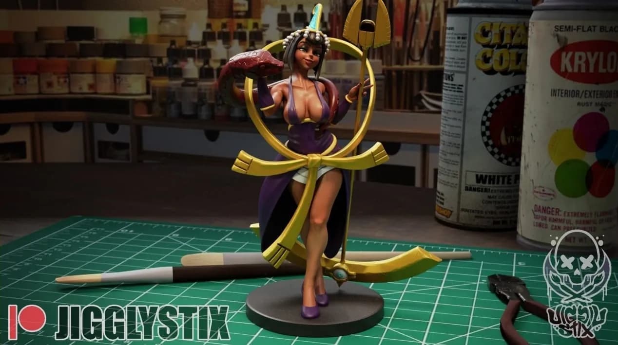 STL - Figura Eliza de Skullgirls render 2