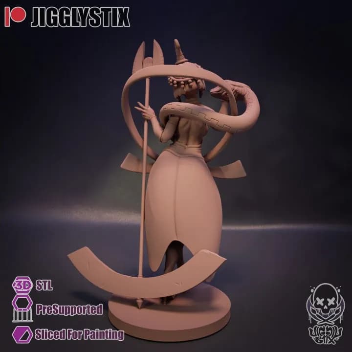 STL - Figura Eliza de Skullgirls render 5