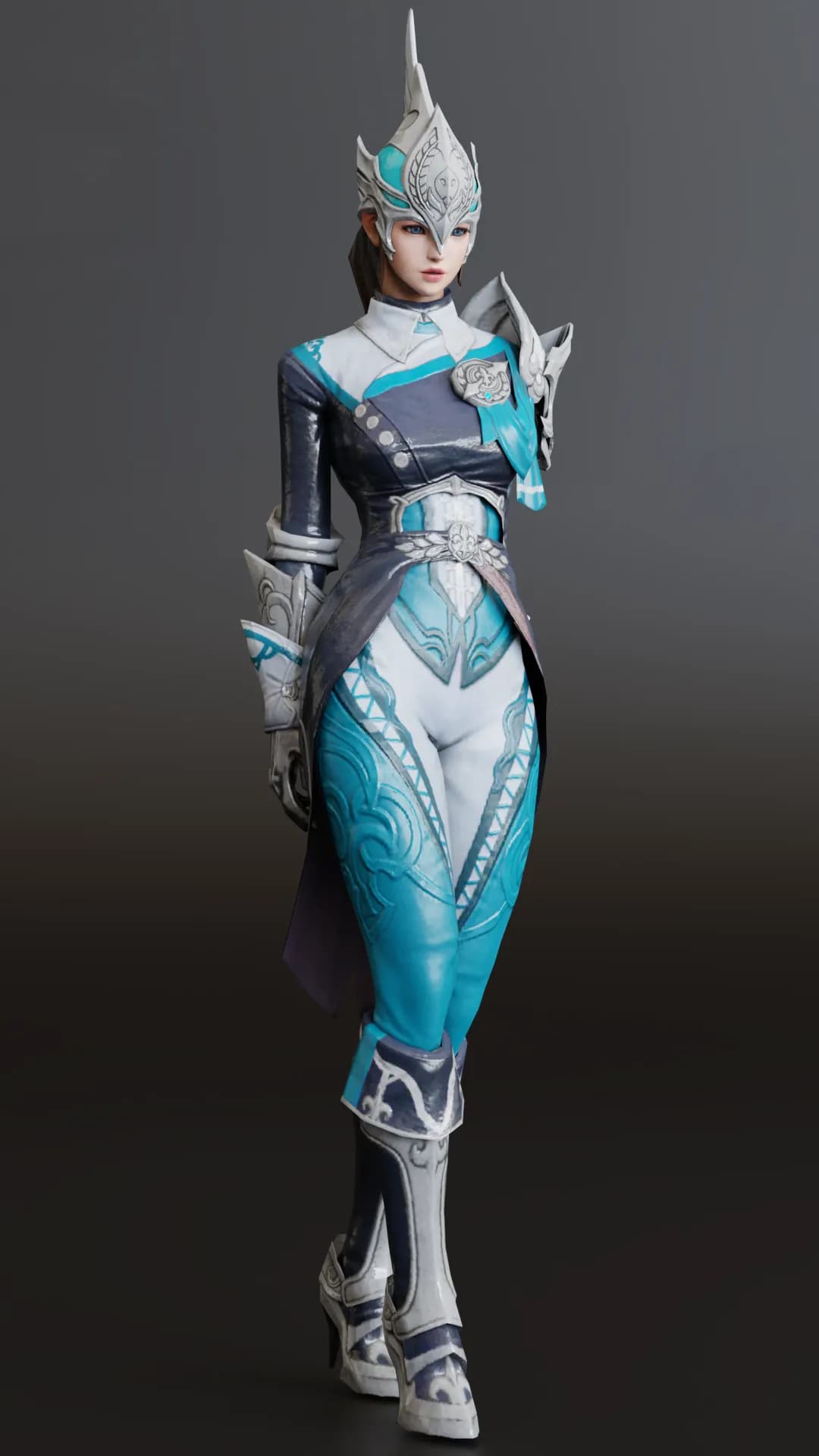 STL - figura estilo militar fantasía render 3