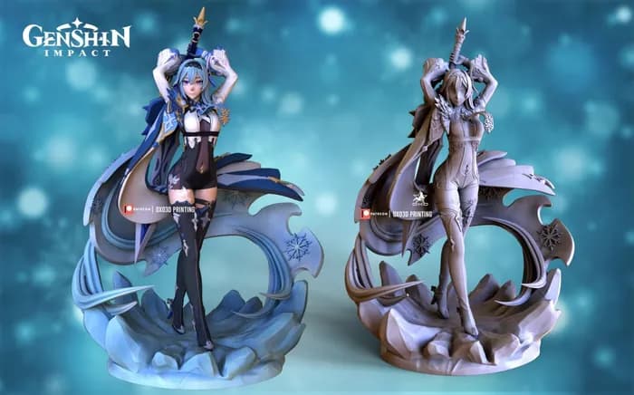 STL - Figura Eula Genshin Impact