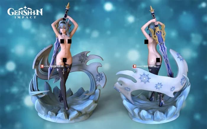 STL - Figura Eula Genshin Impact