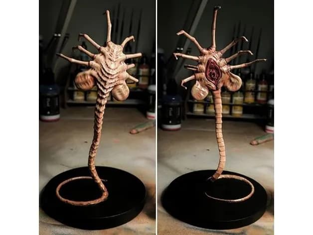 STL - Figura facehugger de alien render 2