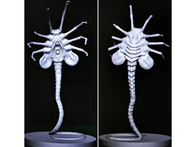 STL - Figura facehugger de alien
