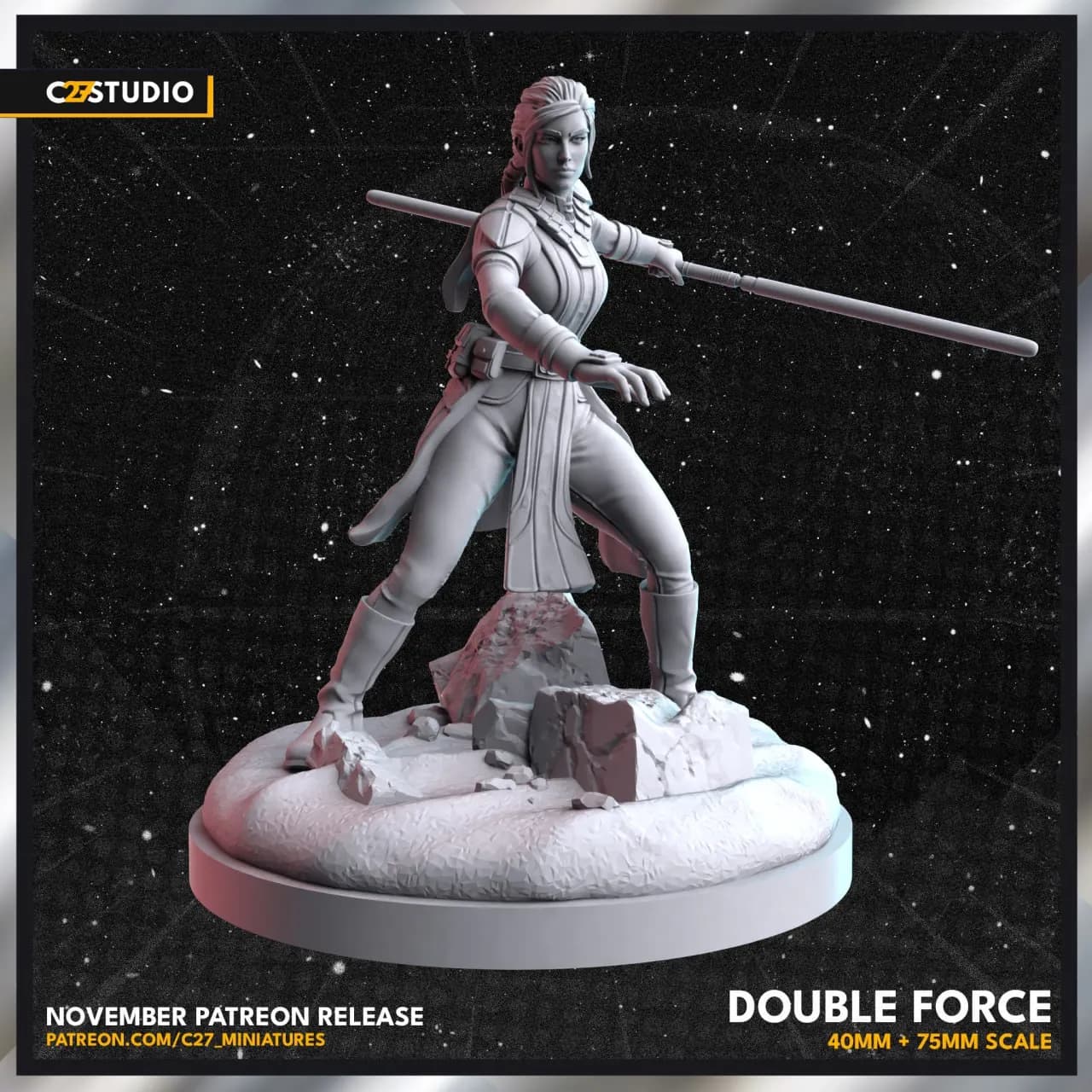 STL - Figura femenina doble fuerza