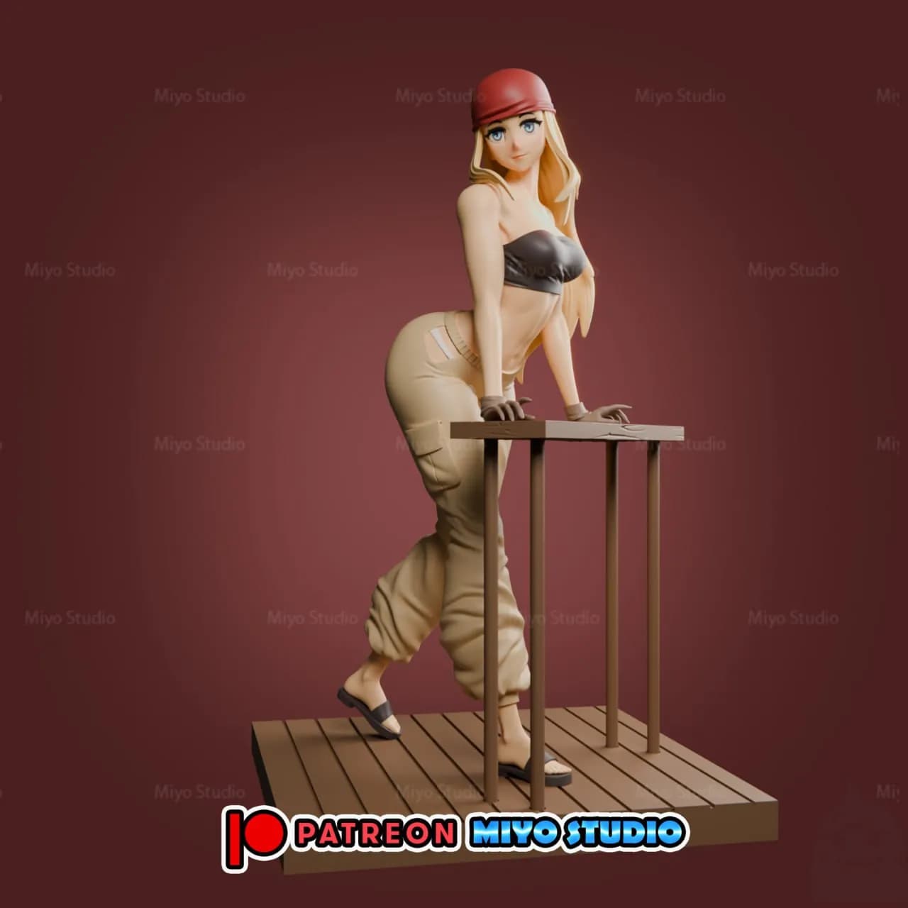 STL - Figura femenina estilo anime