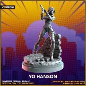 STL - figura femenina yo hanson