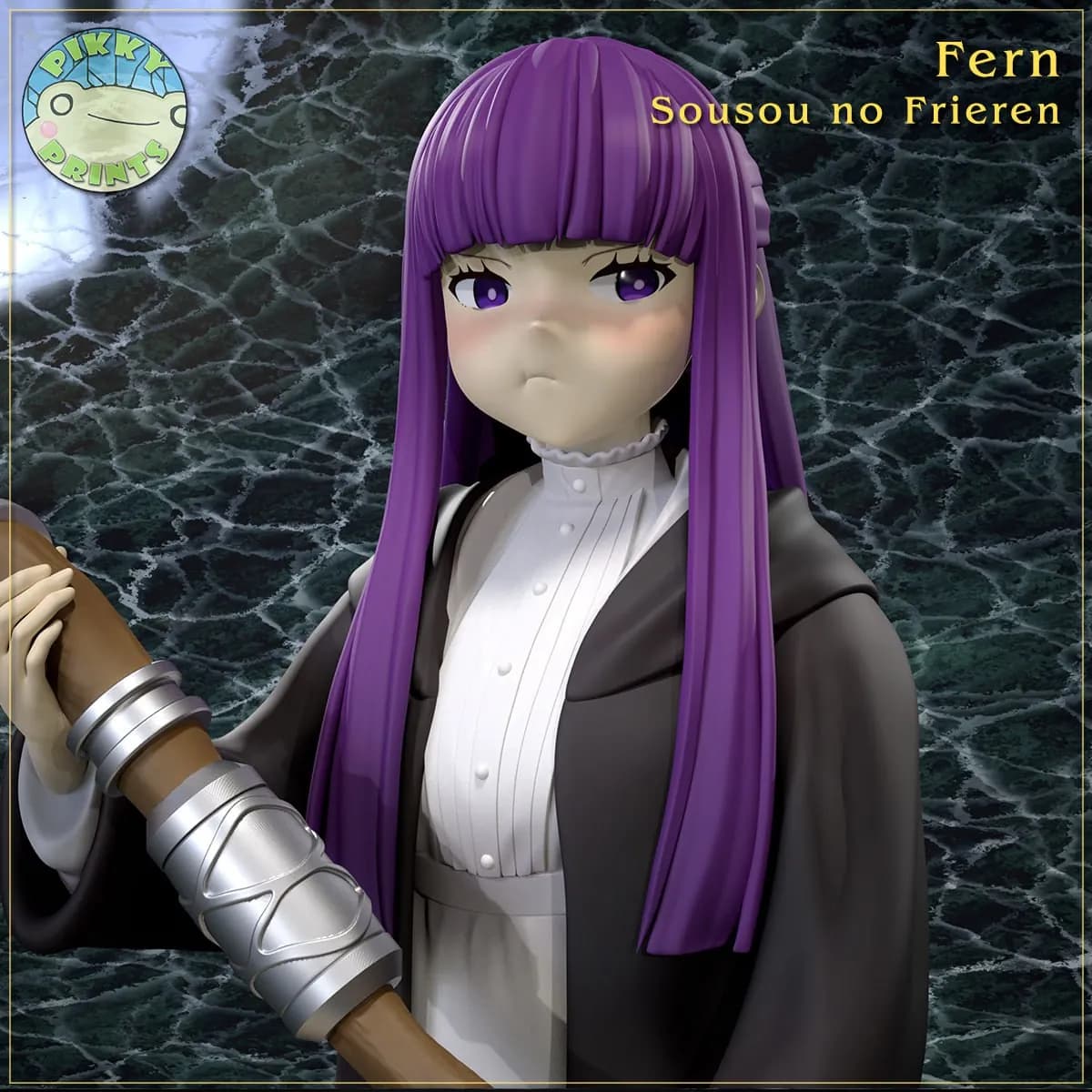 STL - Figura Fern Frieren render 2