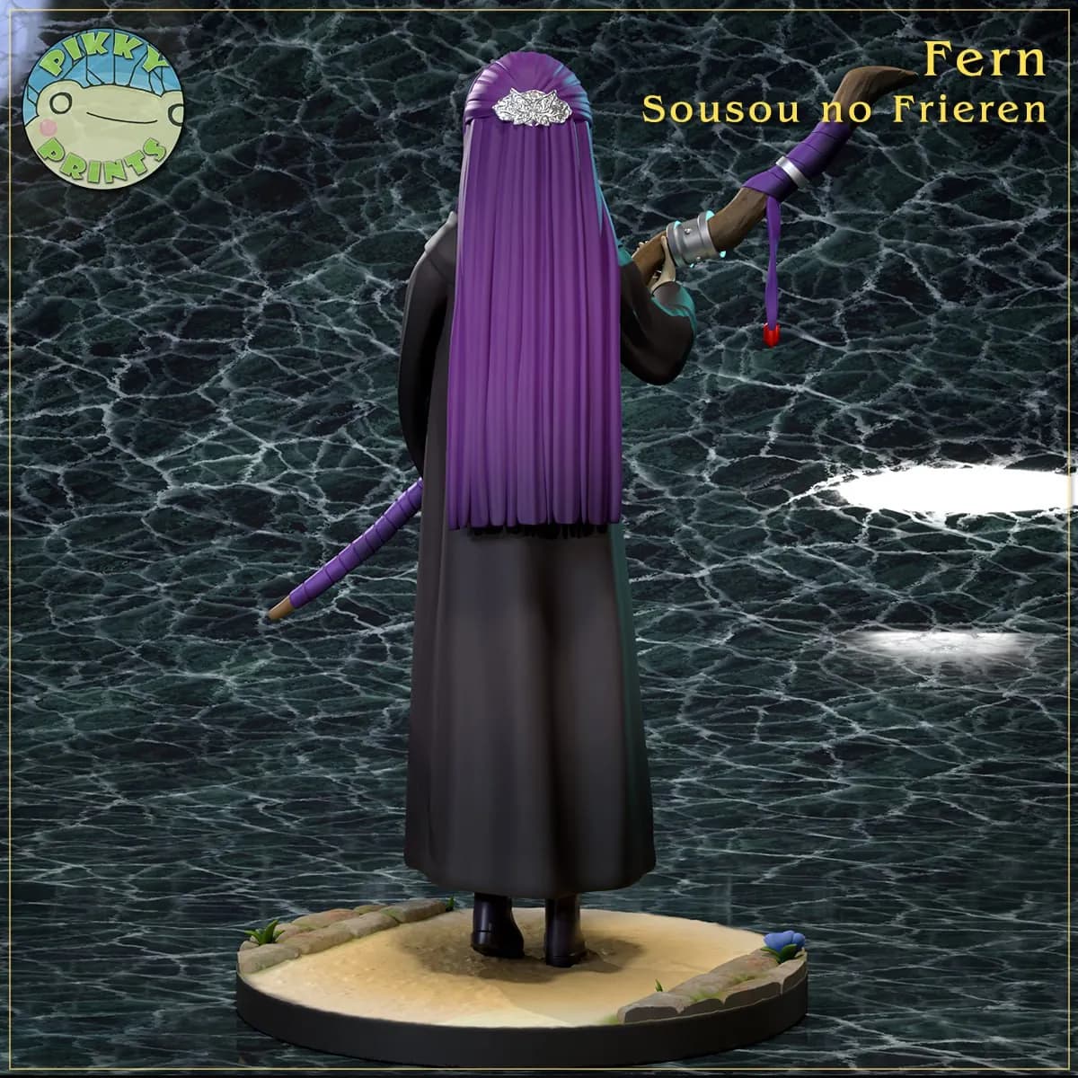 STL - Figura Fern Frieren render 3