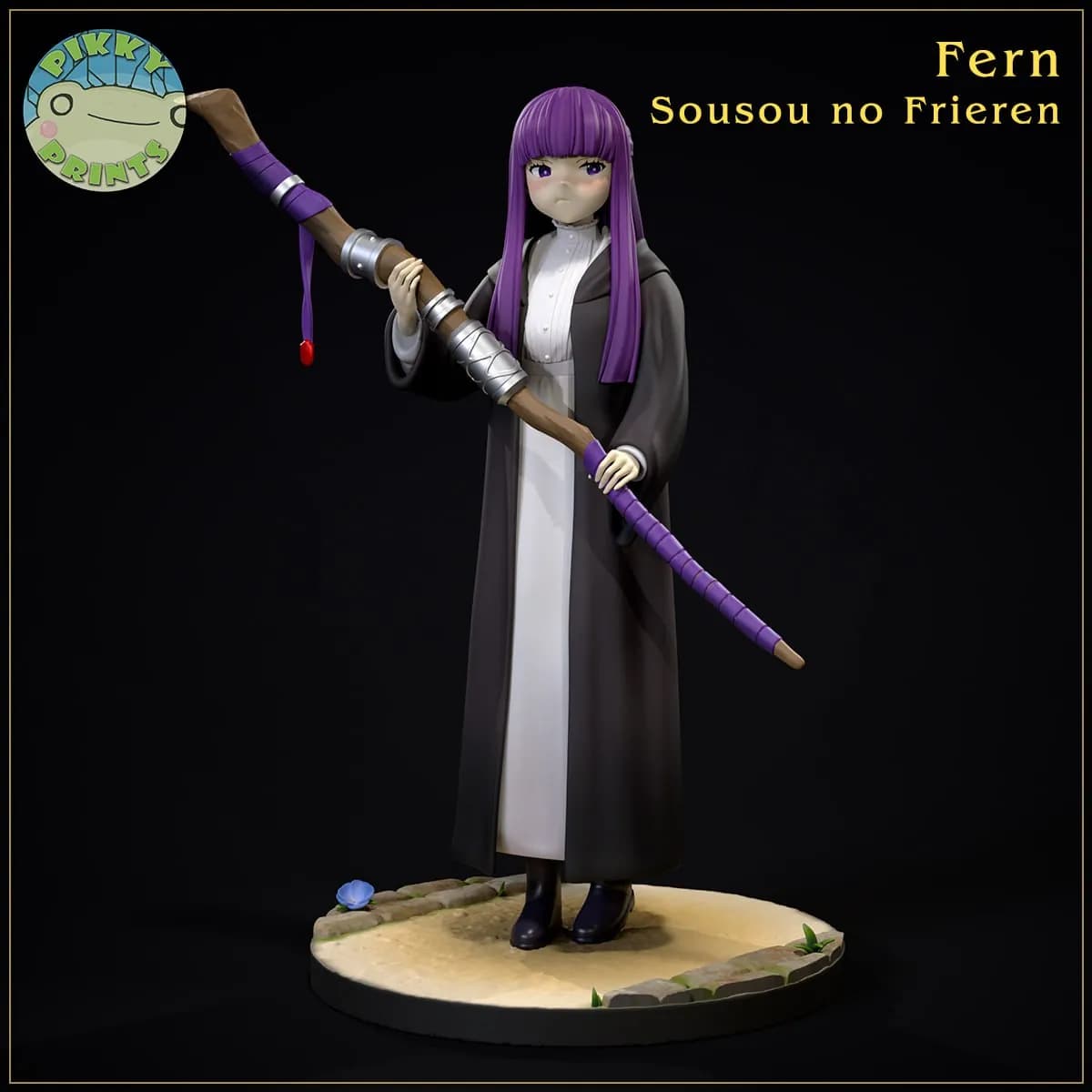 STL - Figura Fern Frieren render 5