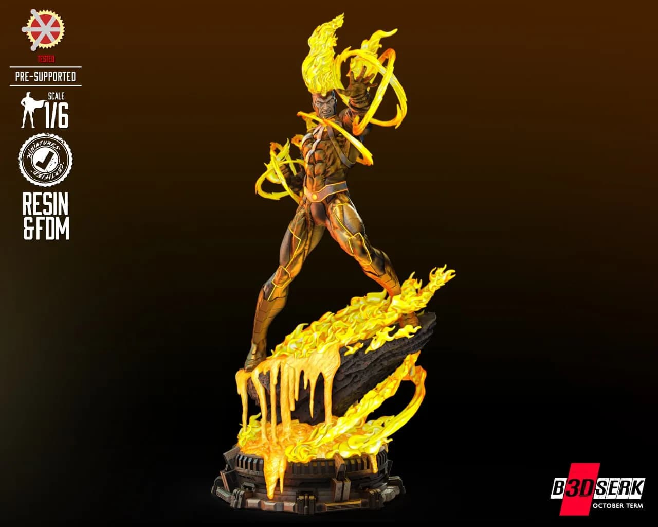 STL - figura Firestorm render 2