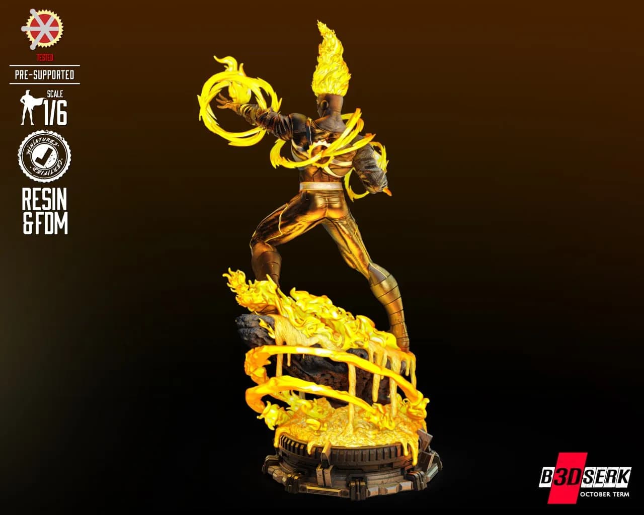 STL - figura Firestorm render 4