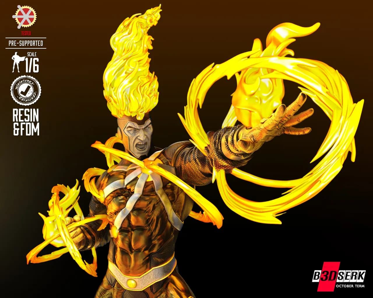 STL - figura Firestorm render 5