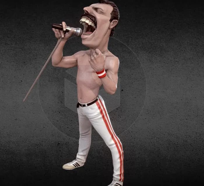 STL - Figura Freddie Mercury