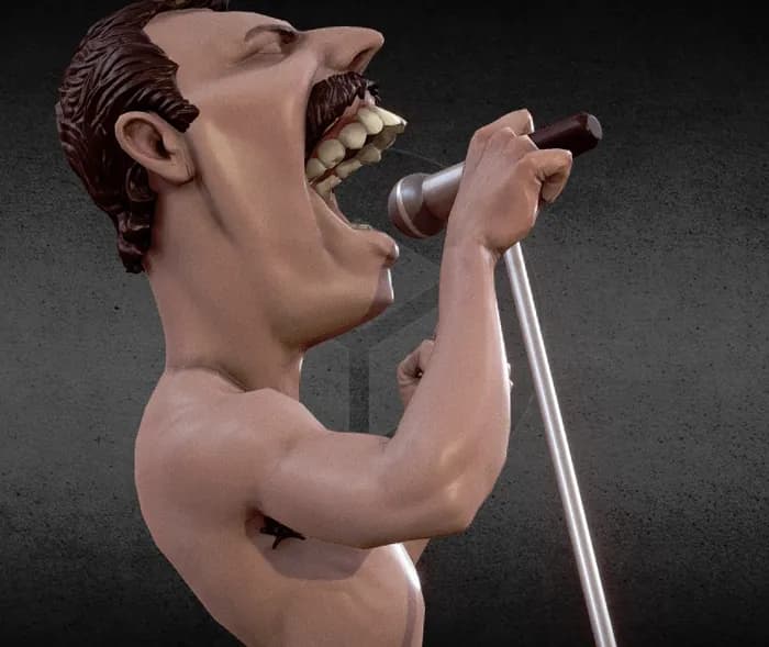STL - Figura Freddie Mercury