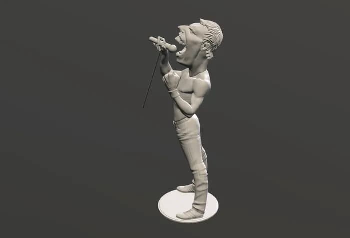 STL - Figura Freddie Mercury