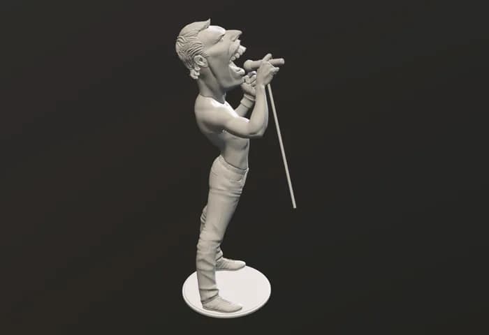 STL - Figura Freddie Mercury