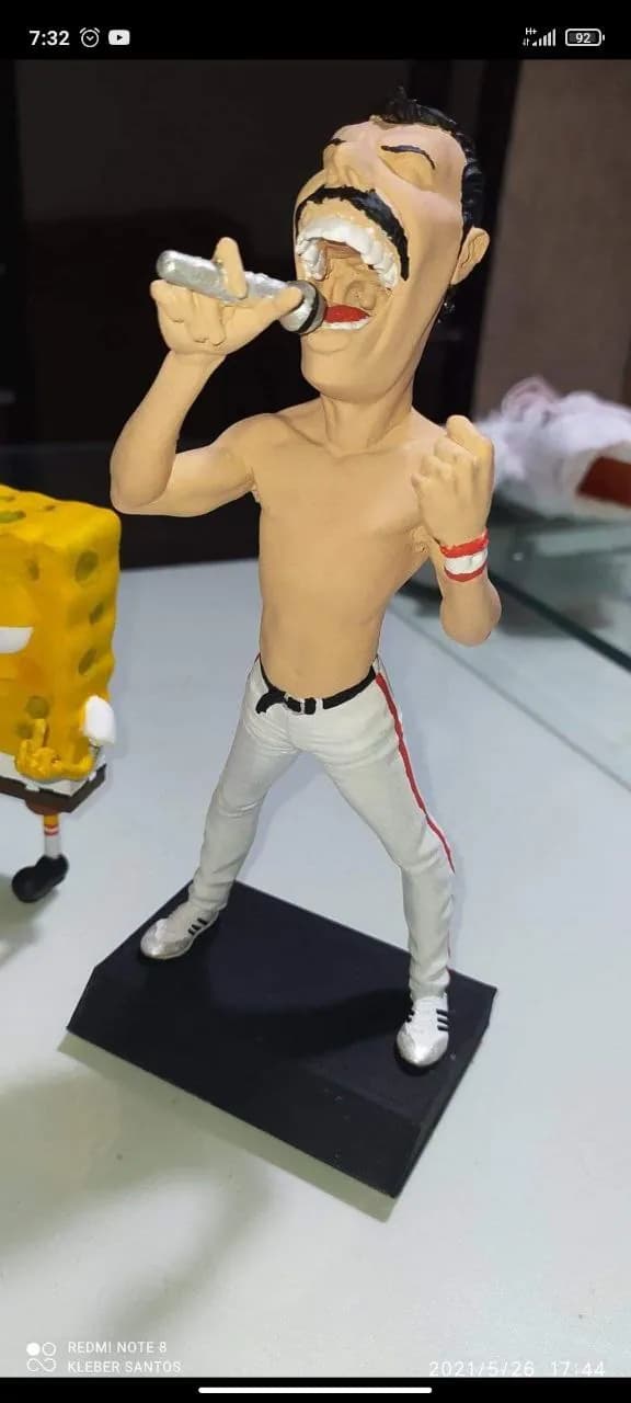 STL - Figura Freddie Mercury
