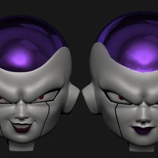 STL - Figura Freezer vs Vegeta render 4