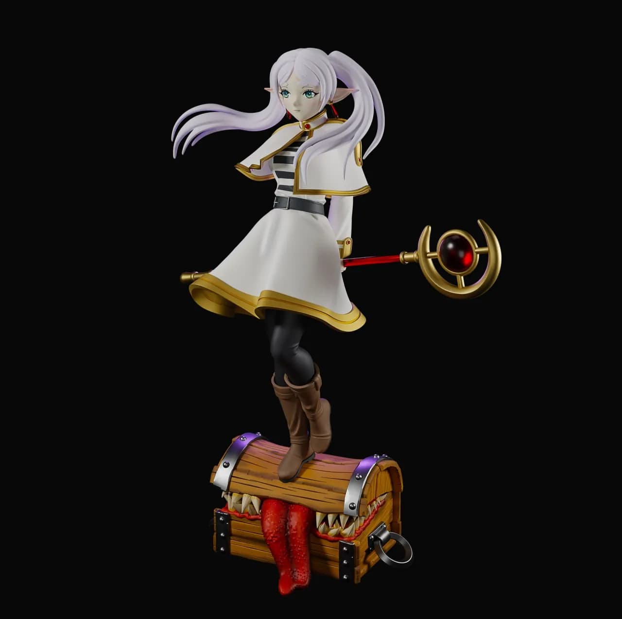 STL - Figura Frieren render 3