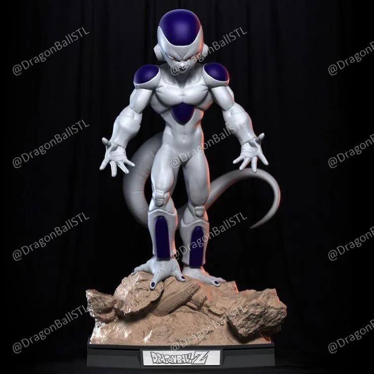STL - Figura Frieza en pose de batalla