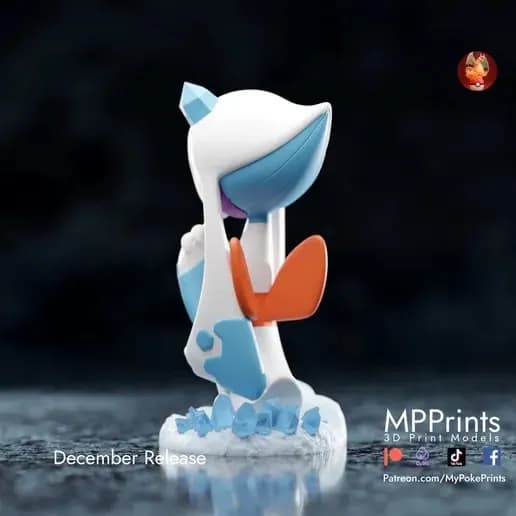 STL - Figura Froslass de Pokémon render 3