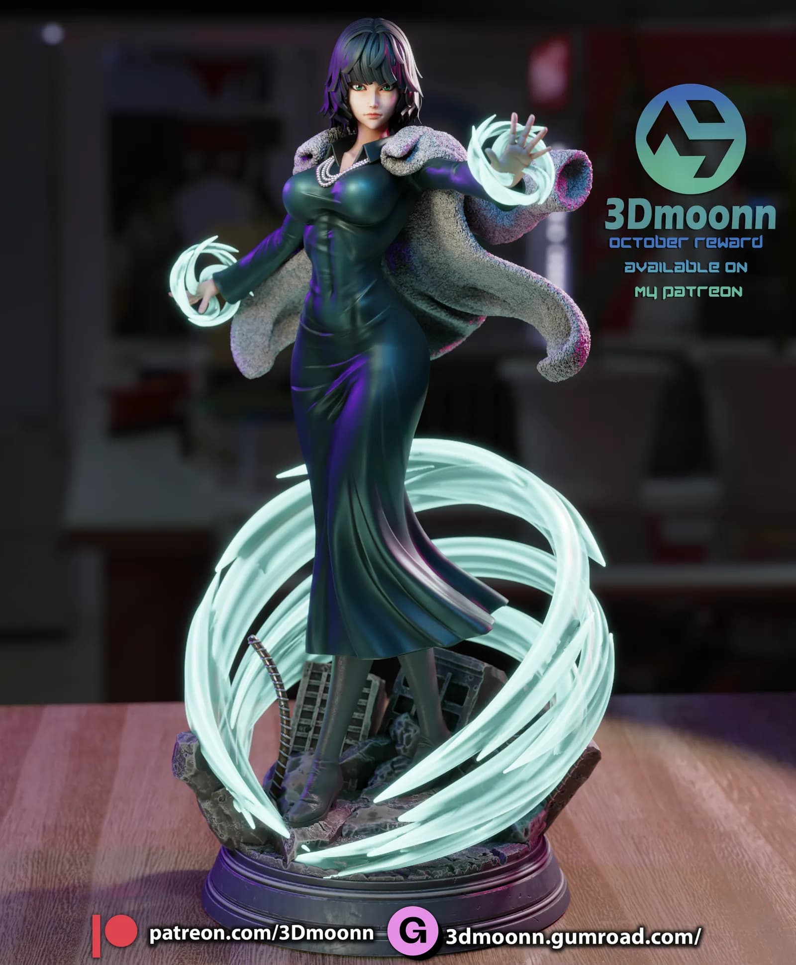 STL - Figura Fubuki de One Punch Man