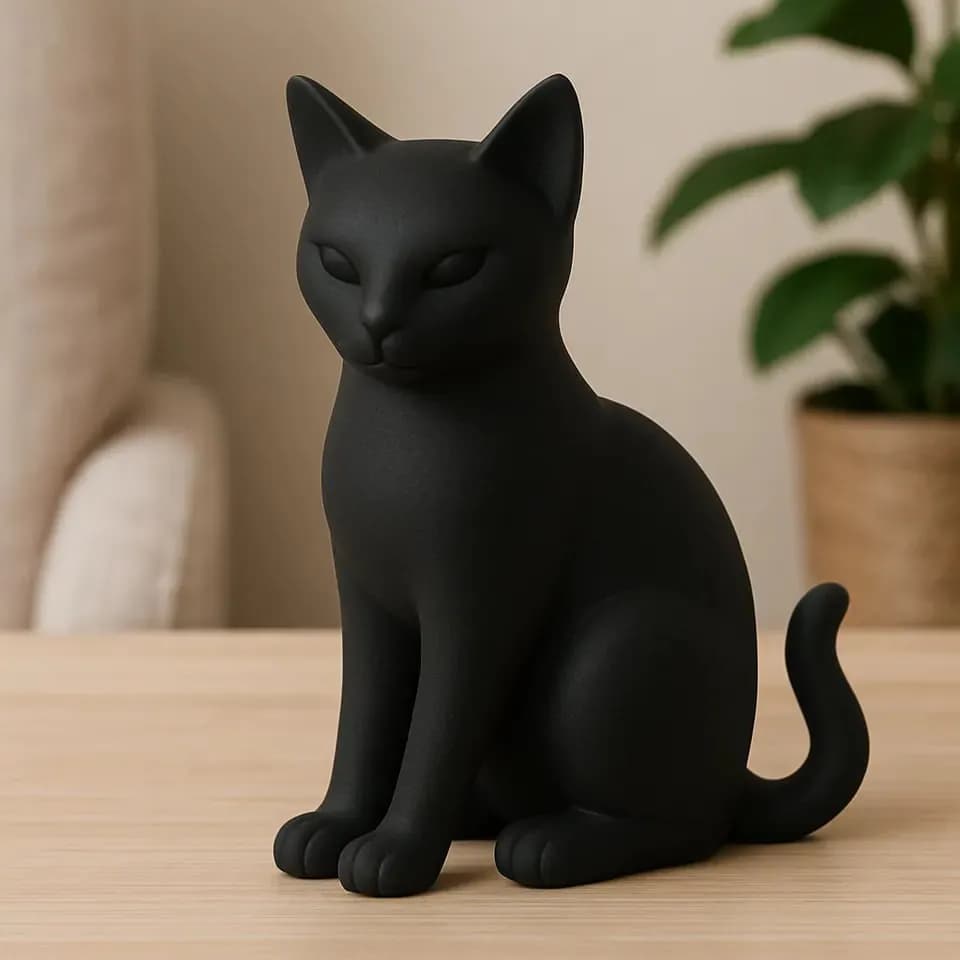 STL - figura gato moderno