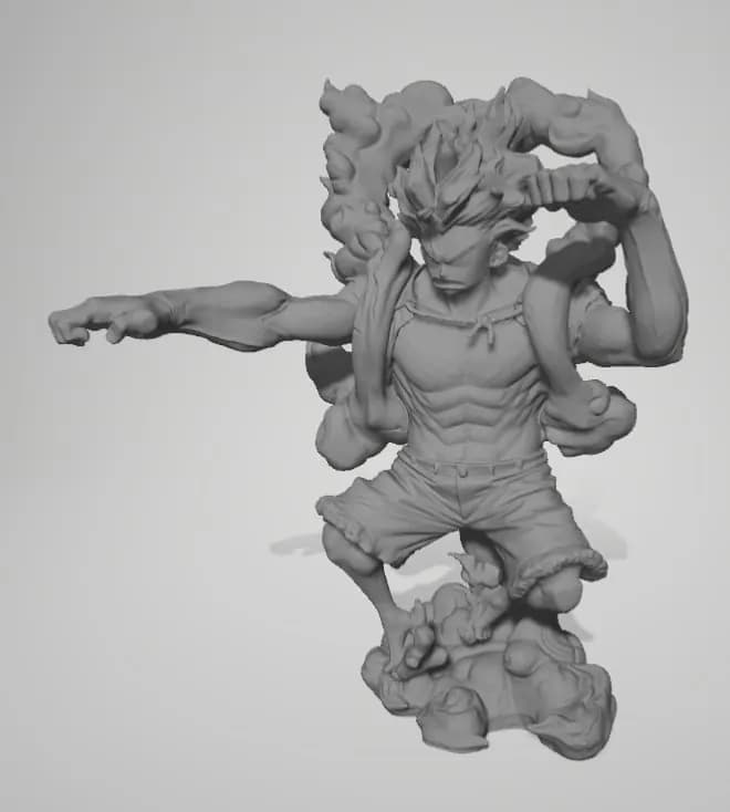 STL - Figura Gear 5 de Luffy