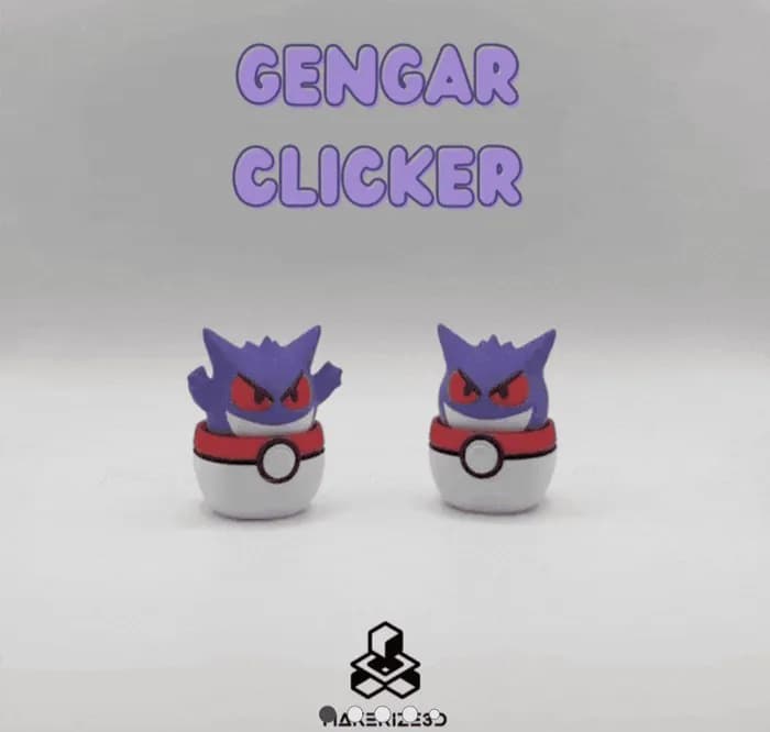 STL - Figura Gengar Clicker de Pokémon