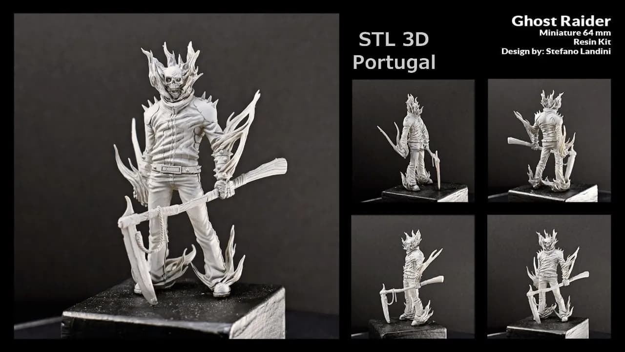 STL - Figura Ghost Raider