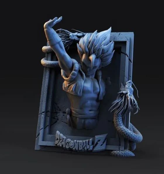 STL - Figura Gogeta Arte Celestial