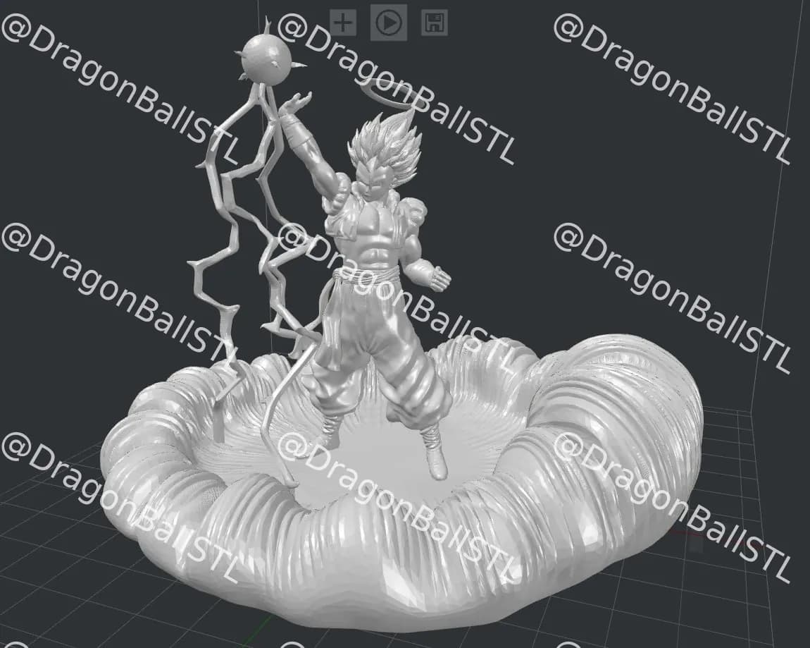 STL - Figura Gogeta Dragon Ball Z 2