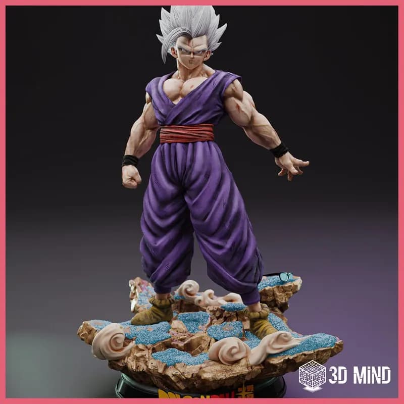 STL - Figura Gohan Súper Saiyajin 2