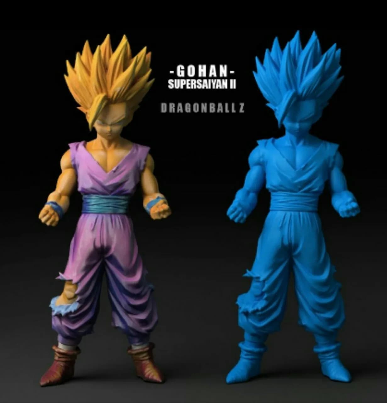 STL - Figura Gohan Super Saiyan 2 2