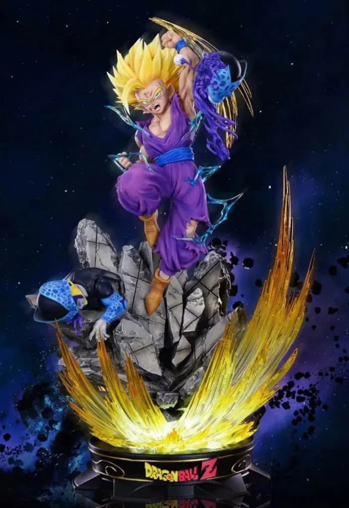 STL - Figura Gohan y Cell Joven