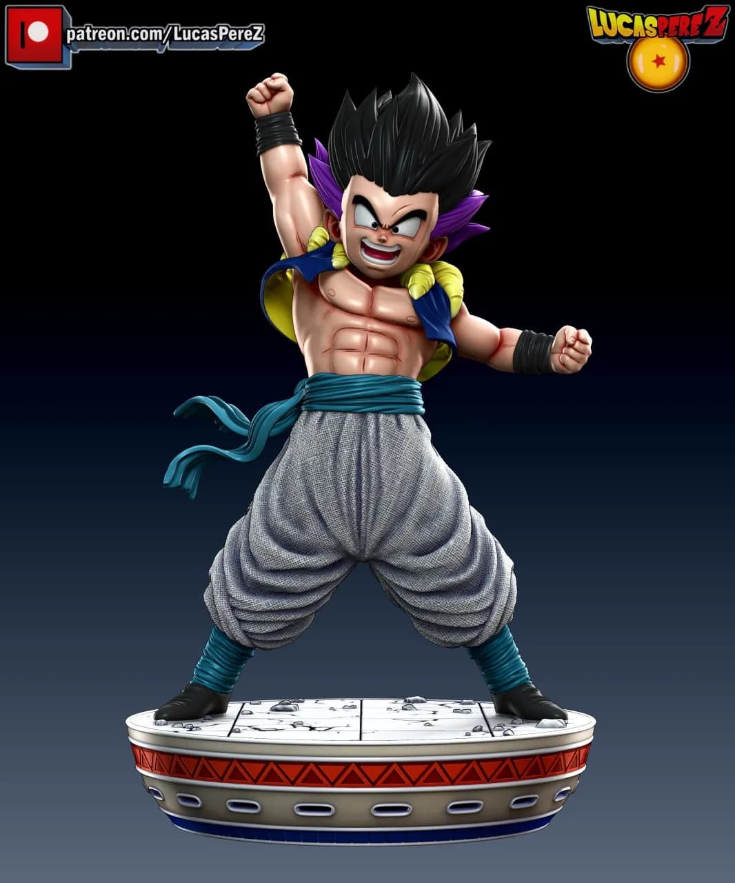 STL - Figura Gotenks Regular