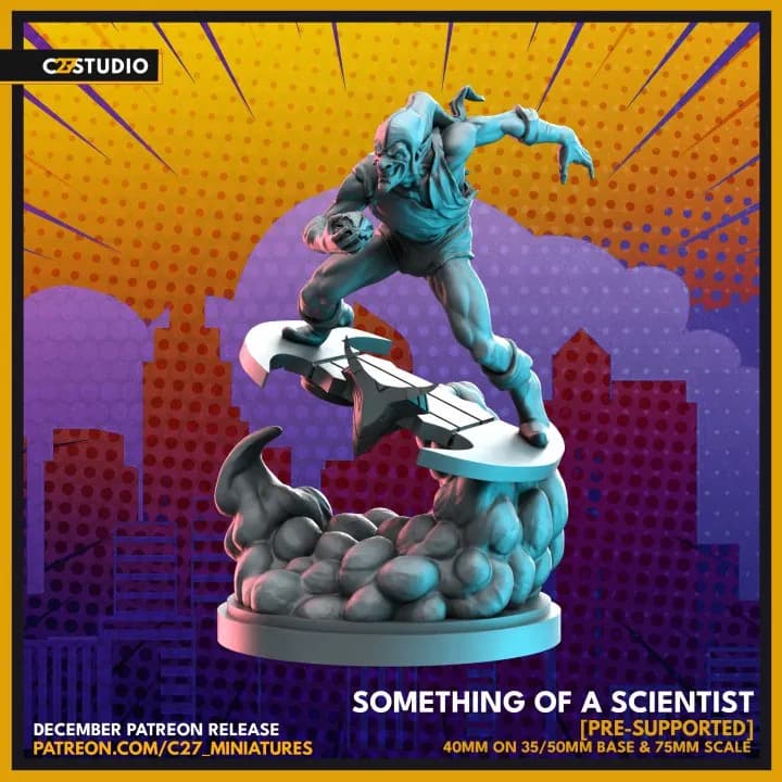 STL - Figura Green Goblin científico