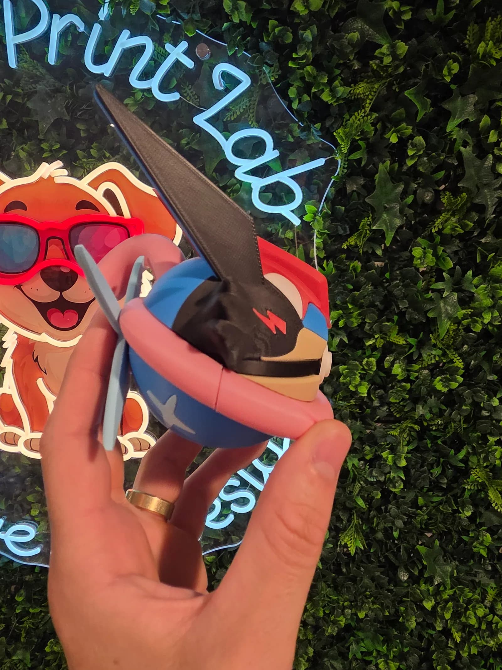 STL - Figura Greninja Estilo Ash render 3