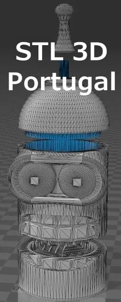STL - Figura Grinder Bender de Futurama render 2