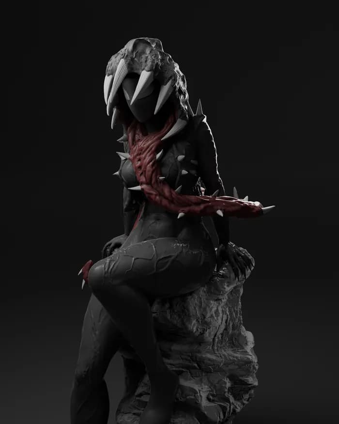 STL - Figura Gwenom render 2